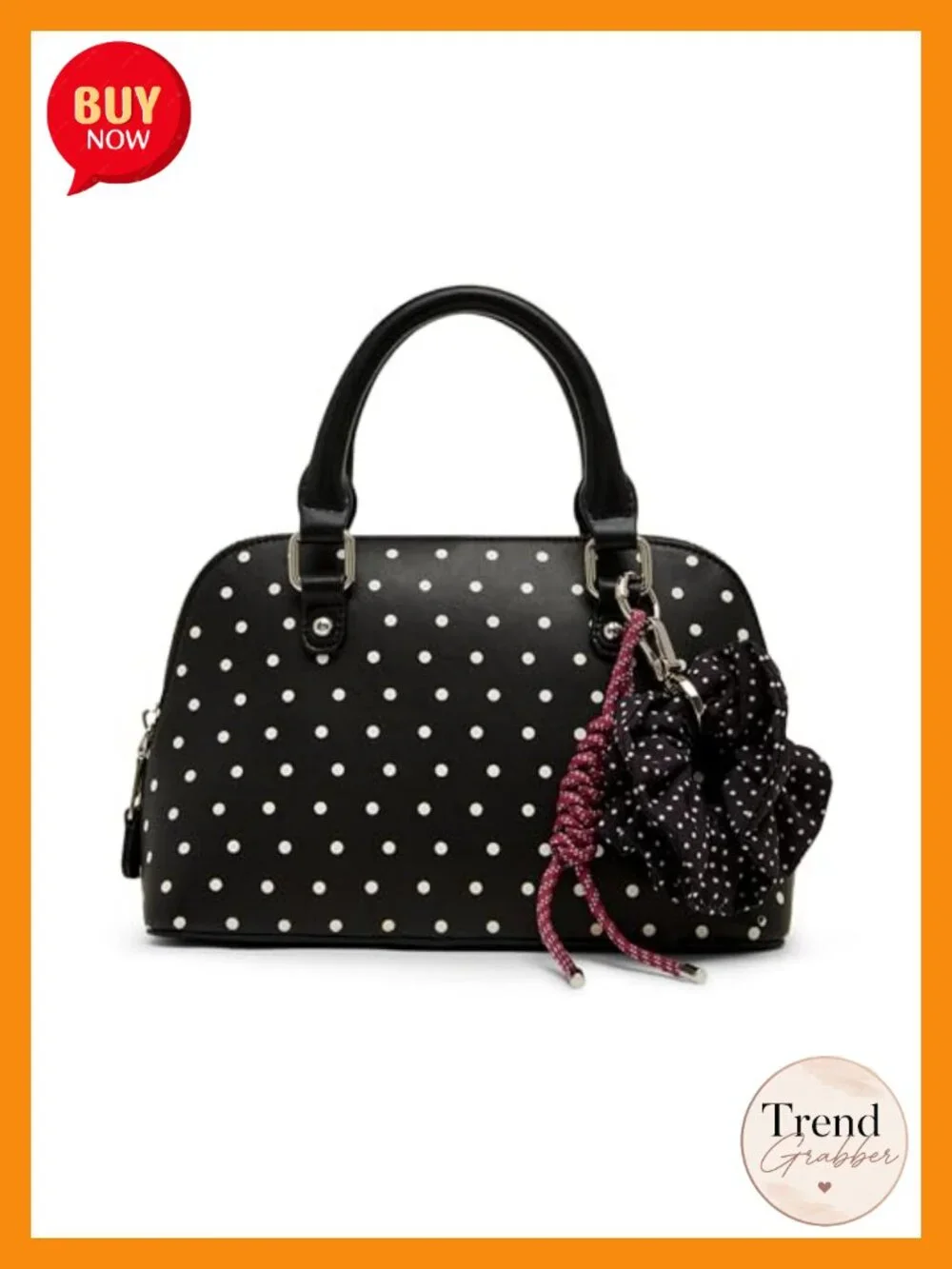 Mini Dome Satchel Crossbody Bag Faux Leather